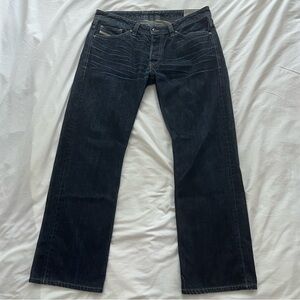 Diesel Men's Dark Blue Straight Jeans